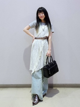 「PAGEBOY（ページボーイ）のアイテム（バッグ）」を使った、いっしぃさん（レディース・154cm）の春コーディネート