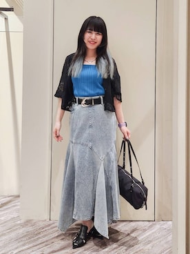 いっしぃさん(レディース・154cm)の夏コーディネート