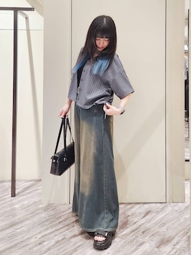 いっしぃさん(レディース・154cm)の夏コーディネート