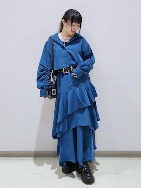 「PAGEBOY（ページボーイ）のアイテム（タンクトップ）」を使った、いっしぃさん（レディース・154cm）の秋コーディネート