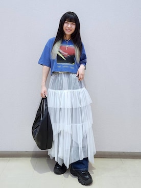 いっしぃさん（レディース・154cm）の春コーディネート