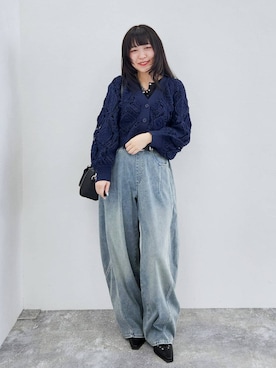 いっしぃさん（レディース・154cm）の春コーディネート