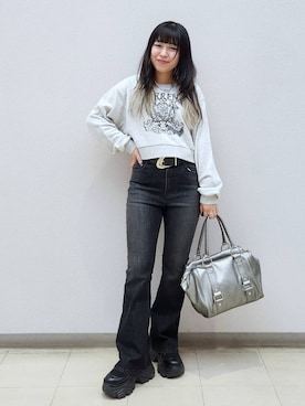いっしぃさん（レディース・154cm）の秋コーディネート