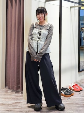 いっしぃさん（レディース・154cm）の秋コーディネート