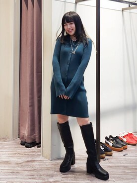 いっしぃさん（レディース・154cm）の冬コーディネート