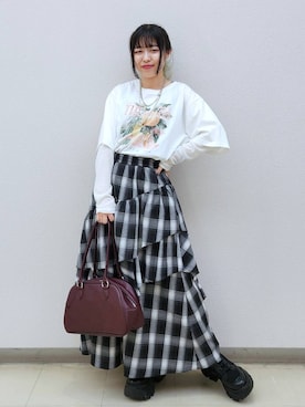 いっしぃさん（レディース・154cm）の秋コーディネート