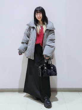 いっしぃさん（レディース・154cm）の冬コーディネート