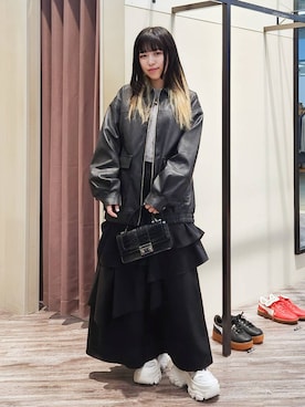 いっしぃさん(レディース・154cm)の冬コーディネート