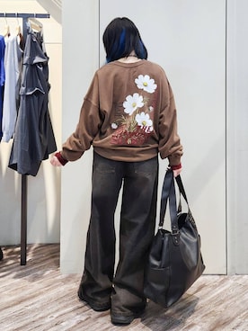 「PAGEBOY（ページボーイ）のアイテム」を使った、いっしぃさん（レディース・154cm）の秋コーディネート