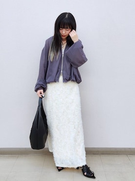 「PAGEBOY（ページボーイ）のアイテム」を使った、いっしぃさん（レディース・154cm）の春コーディネート