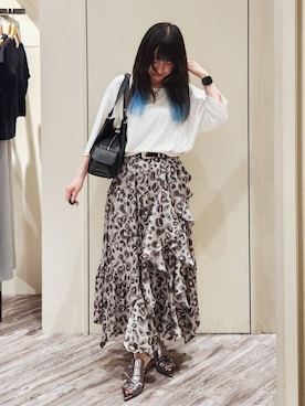 「PAGEBOY（ページボーイ）のアイテム（サンダル）」を使った、いっしぃさん（レディース・154cm）の夏コーディネート