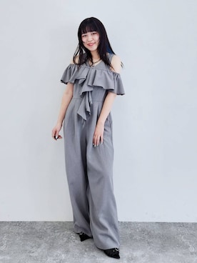 いっしぃさん（レディース・154cm）の春コーディネート