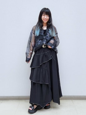 いっしぃさん(レディース・154cm)の夏コーディネート