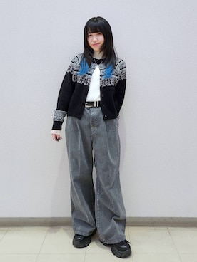 いっしぃさん（レディース・154cm）の冬コーディネート