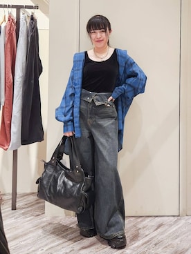 いっしぃさん（レディース・154cm）の夏コーディネート