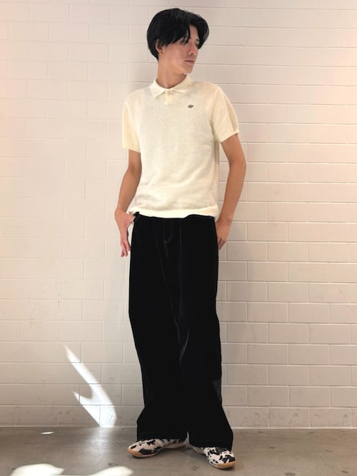 adidas Originals ポロシャツ ニット M ジャージ プレミアム adidas（アディダス） ポロシャツ プレミアムポロ / アディダス
