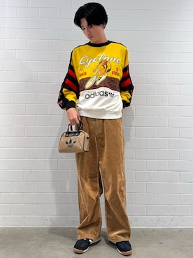 「トレーナー」｜OKさん（メンズ・183cm）の秋コーディネート