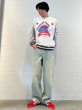 「トレーナー」｜OKさん（メンズ・183cm）の秋コーディネート