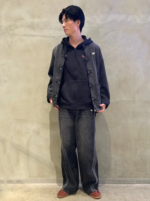 adidas パーカー Shmangry ジップアップ グラフィックパーカー