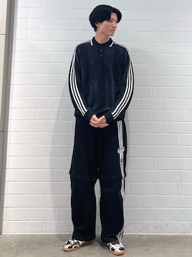 「アイテム（ビジネスシャツ）」を使った、OKさん（メンズ・183cm）の秋コーディネート
