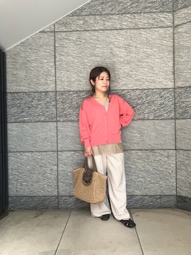 「le.coeur blanc（ルクールブラン）のアイテム」を使った、komaさん（レディース・143cm）の春コーディネート