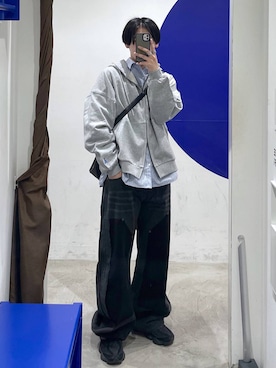 「ALAND（エーランド）のアイテム」を使った、863yさん（メンズ・170cm）の冬コーディネート