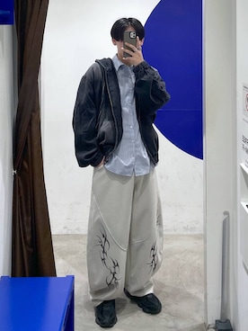 「ALAND（エーランド）のアイテム」を使った、863yさん（メンズ・170cm）の冬コーディネート