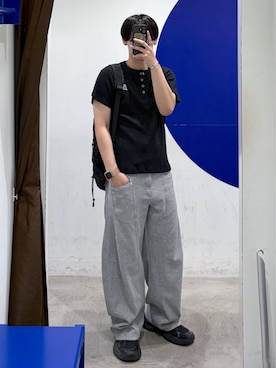 「ALAND（エーランド）のアイテム」を使った、863yさん（メンズ・170cm）の夏コーディネート