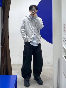 「ALAND（エーランド）のアイテム」を使った、863yさん（メンズ・170cm）の冬コーディネート