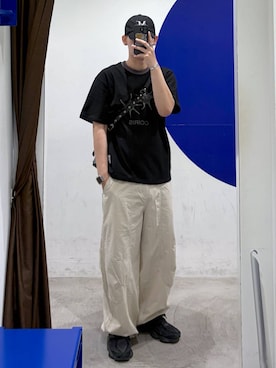 「MUCENT（ムセント）のアイテム」を使った、863yさん（メンズ・170cm）の夏コーディネート