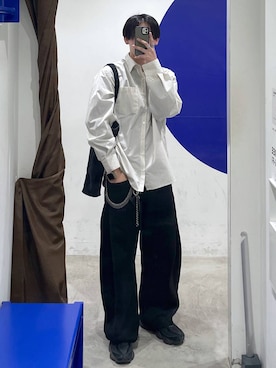 「ALAND（エーランド）のアイテム」を使った、863yさん（メンズ・170cm）の春コーディネート