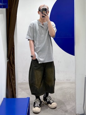 「ALAND（エーランド）のアイテム」を使った、863yさん（メンズ・170cm）の夏コーディネート