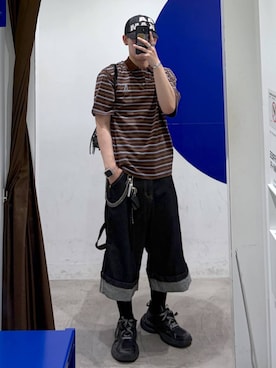 「ALAND（エーランド）のアイテム」を使った、863yさん（メンズ・170cm）の夏コーディネート
