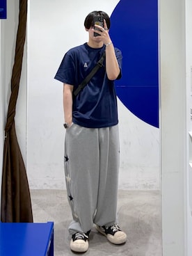 「ALAND（エーランド）のアイテム」を使った、863yさん（メンズ・170cm）の夏コーディネート