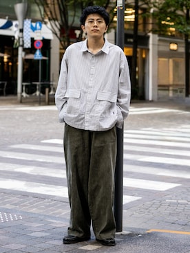 しゃちょーさん（メンズ・169cm）の秋コーディネート