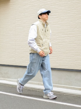 「90s」｜「アイテム（その他）」を使った、しゃちょーさん（メンズ・169cm）の春コーディネート