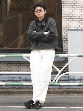 しゃちょーさん（メンズ・169cm）の冬コーディネート