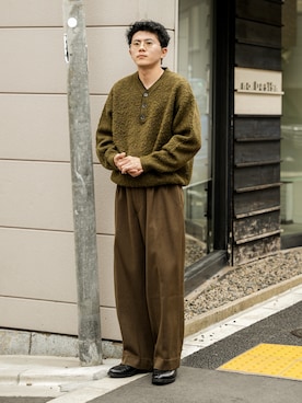 しゃちょーさん（メンズ・169cm）の秋コーディネート