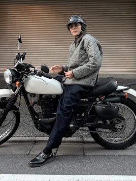 「アイテム（ダウンジャケット/コート）」を使った、しゃちょーさん（メンズ・169cm）の秋コーディネート