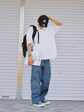 しゃちょーさん（メンズ・169cm）の夏コーディネート