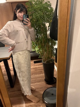 「アイテム（ピアス（両耳用））」を使った、Mさん（レディース・148cm・20代）の秋コーディネート