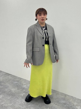 「アイテム（テーラードジャケット）」を使った、なっちゃんさん（レディース・160cm・20代）の夏コーディネート