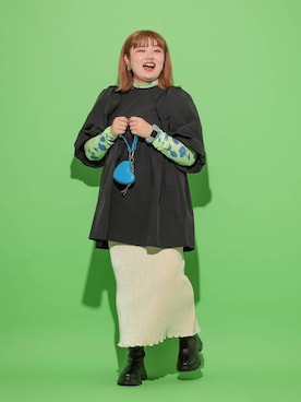 「アイテム（ピアス（両耳用））」を使った、なっちゃんさん（レディース・160cm・20代）の冬コーディネート