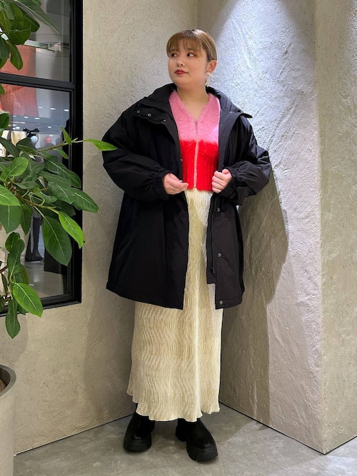 セール】シャギーバイカラーショートカーディガン 968135