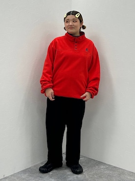 「アイテム（ヘアピン）」を使った、なっちゃんさん（レディース・160cm）の秋コーディネート