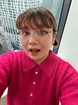 「アイテム（メガネ、その他）」を使った、なっちゃんさん（レディース・160cm）の秋コーディネート