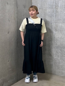「アイテム（ワンピース/ドレス）」を使った、なっちゃんさん（レディース・160cm・20代）の夏コーディネート