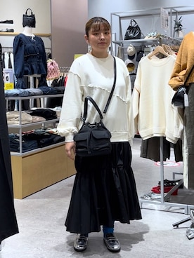 「アイテム（レッグウェア）」を使った、なっちゃんさん（レディース・160cm・20代）の秋コーディネート