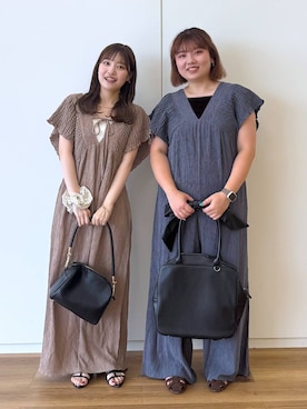 「アイテム（シュシュ）」を使った、なっちゃんさん（レディース・160cm・20代）の夏コーディネート