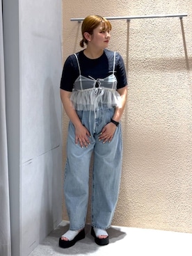 「アイテム（その他トップス）」を使った、なっちゃんさん（レディース・160cm・20代）の春コーディネート